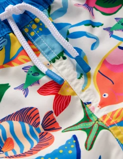 Boden Maillots & Tenues De Plage-Short de bain Poissons qui nagent