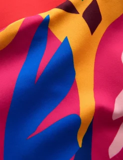 Boden Maillots De Bain-Short de bain Multi, motif Leafy Cascade