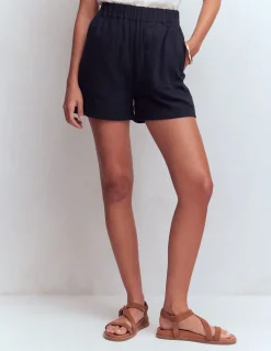 Boden Shorts-Short double-étoffe à enfiler Bleu marine