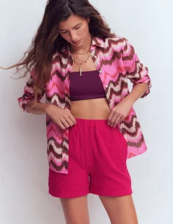 Boden Shorts-Short double-étoffe à enfiler Grenade