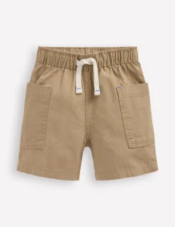Boden Shorts-Short en coton à poches Marron