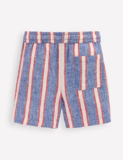 Boden Shorts|Ensembles Assortis-Short en coton et lin Rayé triple