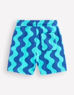 Boden Shorts|Ensembles Assortis-Short en éponge Vague bleu mazarine