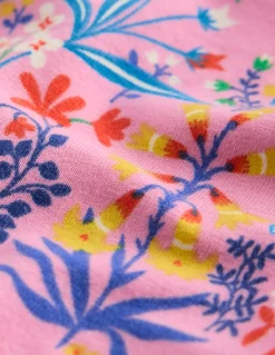 Boden Pantalons-Short pour faire la roue Motif Garden Floral rose reine-des-près