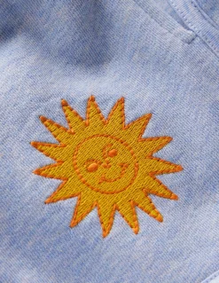 Boden Shorts|Ensembles Assortis-Short style boxe en jersey Brodé bleu