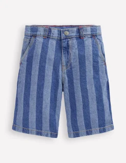 Boden Shorts-Short style charpentier Rayures subtiles
