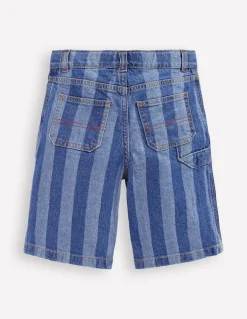 Boden Shorts-Short style charpentier Rayures subtiles