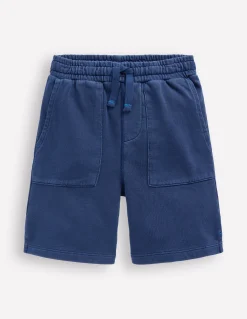 Boden Shorts-Short teint en pièce Bleu marine