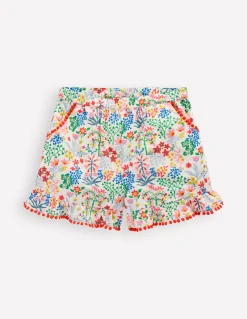 Boden Shorts-Short tissé à volants Bunt Floral