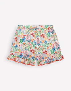 Boden Shorts-Short tissé à volants Bunt Floral