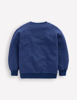 Boden Ensembles Assortis|Sweats-Sweat Bobbie à appliqué Bleu Marine Licornes