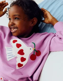 Boden Ensembles Assortis|Sweats-Sweat Bobbie à appliqué Colombes violet