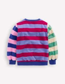 Boden Tops & T-Shirts|Sweats-Sweat imprimé Rayé pêle-mêle multi