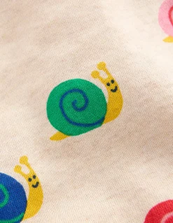 Boden Tops & Bodies-Sweat imprimé Escargots avoine