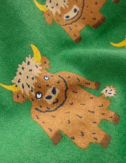 Boden Sweats|Tops & T-Shirts-Sweat imprimé pour tous les jours Vaches des Highlands vert