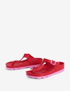 Boden Chaussures Plates|Sandales-Tongs Lyla Rouge/rose