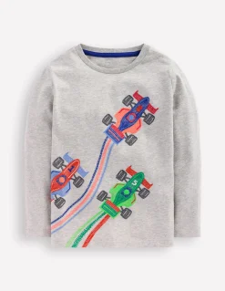 Boden Tops & T-Shirts-Top à manches longues et super surpiqûres Voitures de course