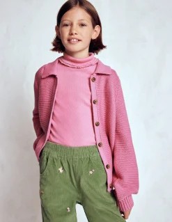 Boden Tops & T-Shirts-Top côtelé à col roulé Brume rose