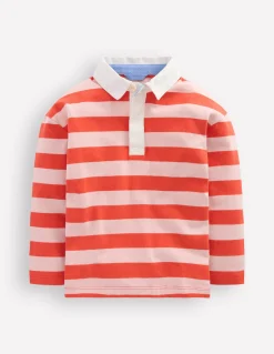 Boden Tops & T-Shirts-Top de rugby à emmanchures basses Rayé fiesta/lotus