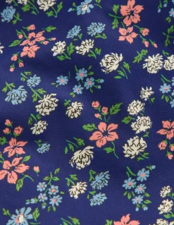 Boden Maillots & Tenues De Plage-Top de tankini croisé dans le dos Motif Meadow Floral bleu saphir