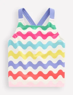 Boden Maillots & Tenues De Plage-Top de tankini croisé dans le dos Vague multi