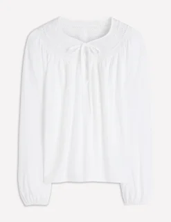 Boden Tops & T-Shirts-Top Edi à détails dentelle Blanc