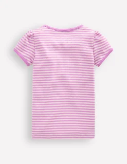 Boden Tops & T-Shirts-Top en pointelle à manches courtes Sucré