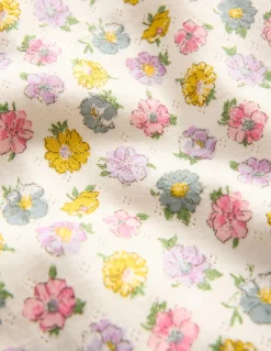 Boden Tops & T-Shirts-Top en pointelle à manches courtes Motif Spaced Rosa ivoire