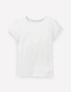 Boden Tops & T-Shirts-Top en pointelle à manches courtes Blanc