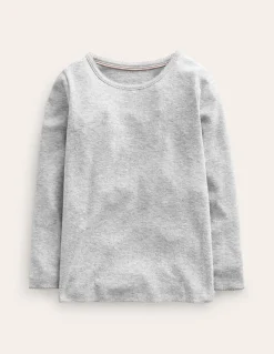 Boden Tops & T-Shirts-Top manches longues en pointelle Gris
