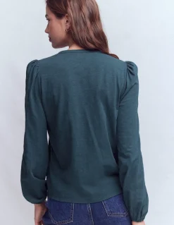 Boden Tops & T-Shirts-Top Poppy à manches longues Océan au clair de lune