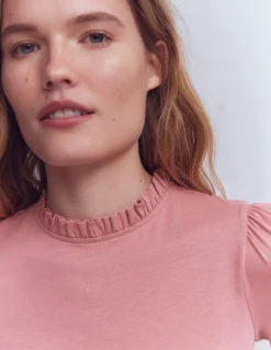 Boden Tops & T-Shirts-Top volanté ultra-doux Rose vintage