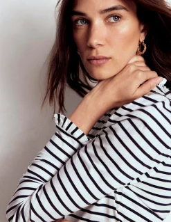 Boden Tops & T-Shirts-Top volanté ultra-doux Black