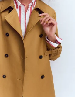 Boden Tenues De Travail|Manteaux & Vestes-Trench trapèze à cœur Rayé