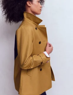 Boden Tenues De Travail|Manteaux & Vestes-Trench trapèze à cœur Rayé