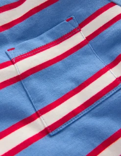 Boden Tops & T-Shirts-T-shirt à effet superposé Blau/Rot