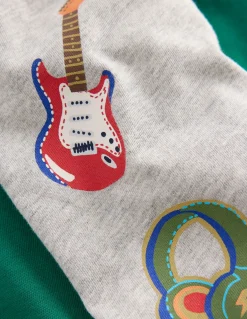 Boden Tops & T-Shirts-T-shirt à manches raglan imprimées Imprimé week-end vert