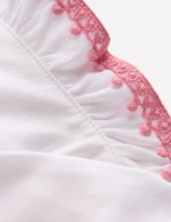 Boden Tops & T-Shirts-T-shirt à manches volantées Ivoire