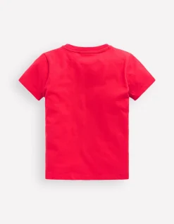 Boden Tops & T-Shirts-T-shirt à super surpiqûres Construction sienne brûlée