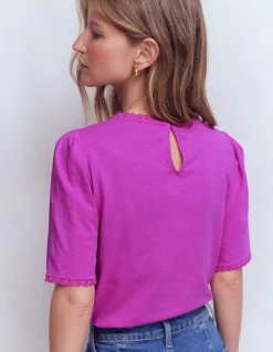 Boden Tops & T-Shirts-T-shirt Ali festonné Passiflore