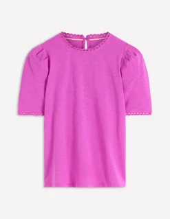 Boden Tops & T-Shirts-T-shirt Ali festonné Passiflore