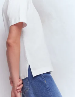 Boden Tops & T-Shirts-T-shirt décontracté en coton Blanc