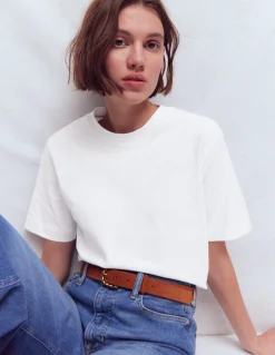 Boden Tops & T-Shirts-T-shirt décontracté en coton Blanc