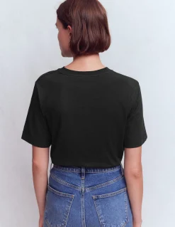 Boden Tops & T-Shirts-T-shirt décontracté en coton Noir