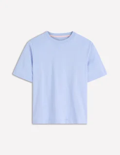 Boden Tops & T-Shirts-T-shirt décontracté en coton Bleu Brunnera