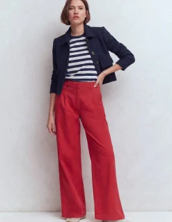 Boden Tops & T-Shirts-T-shirt décontracté en coton Bleu Marine/Ivoire