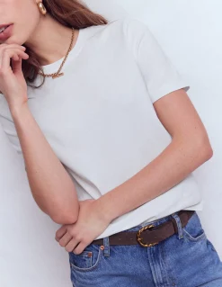 Boden Tops & T-Shirts-T-shirt en coton Blanc