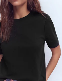 Boden Tops & T-Shirts-T-shirt en coton Noir