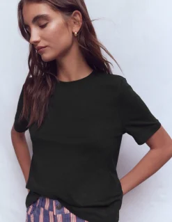 Boden Tops & T-Shirts-T-shirt en coton Noir