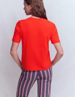 Boden Tops & T-Shirts-T-shirt en coton ROUGE